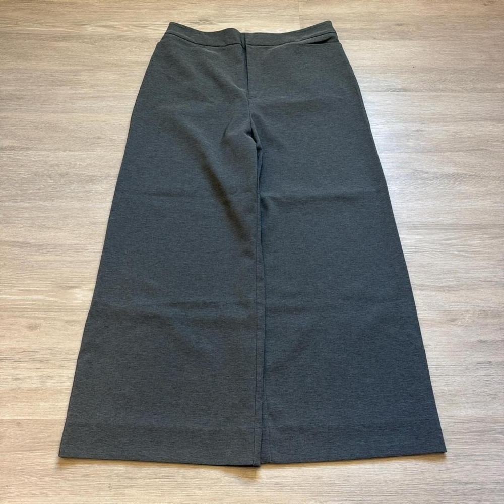 Y2K Baggy Wide Leg Grunge Grey Dress Pants (31x28)